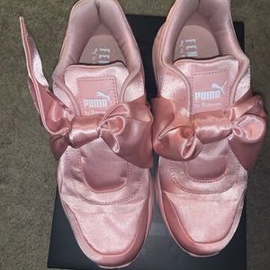 Pink Fenty Bow Sneakers